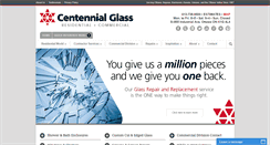 Desktop Screenshot of centennialglass.com